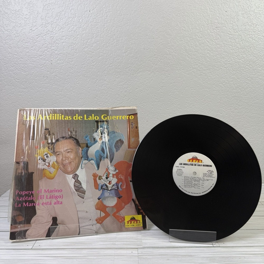 Las Ardillitas de Lalo Guerrero Vinyl Record LP [Popeye el Marino, Azotalo, etc